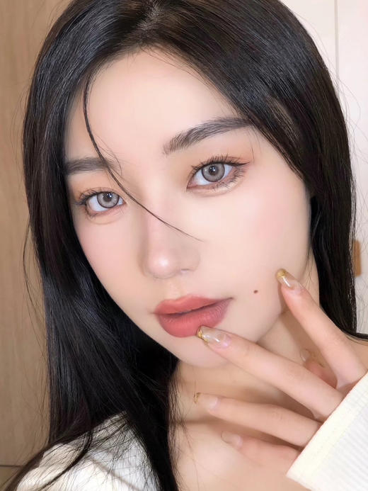 【中直径】PUFF GIRL-血色爵士14.2mm【年抛0-800度 含525/575】 商品图1