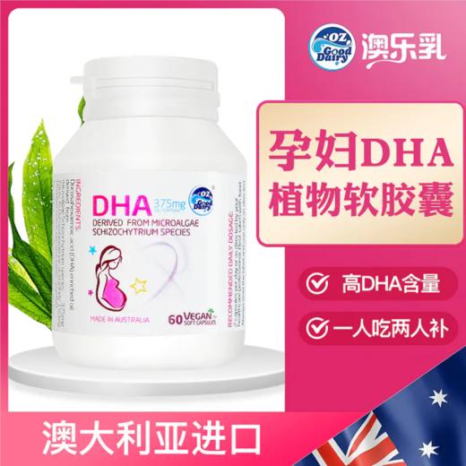27.05.03【澳乐乳】孕妇DHA澳洲原装进口孕妇dha藻油胶囊备孕期孕期哺乳期孕早期 孕妇DHA60粒*1瓶 商品图0