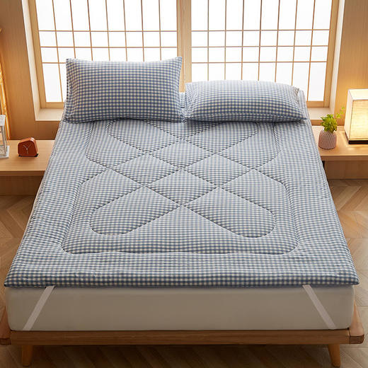 里外A类全棉色织棉花床垫加厚纯棉冬被全棉床褥子 商品图10