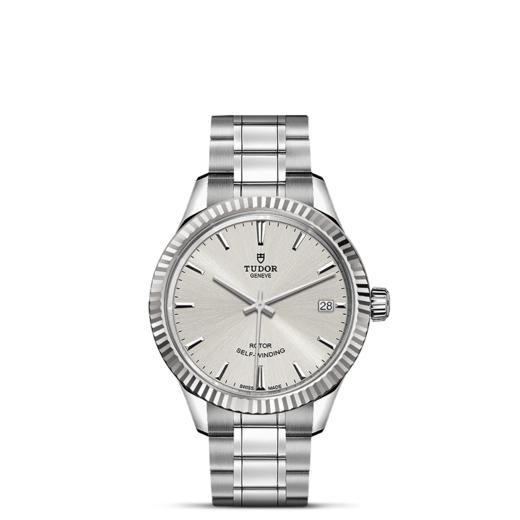 帝舵风尚系列 | 钢表壳，直径34毫米  银色表盘 商品图1