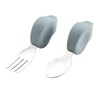 Qlittle宝宝学吃饭短柄叉勺婴儿训练勺叉不锈钢儿童餐具 6m+ 商品缩略图0