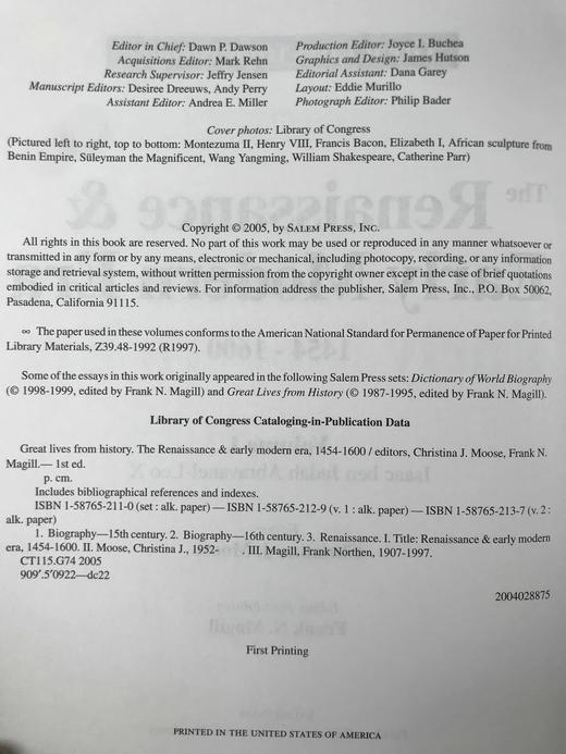 文艺复兴与现代早期名人列传：1454-1600（全2卷） 数百幅插图 精装16开 商品图3