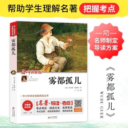 (仓发) 雾都孤儿（视频讲解版）中小学生课外阅读书籍世界名著 无障碍阅读 考点导读+阅读方法+名师赏读 中小学生语文拓展阅读丛书/北京教育出版社/[英]查尔斯·狄更斯/9787570409884 商品图1