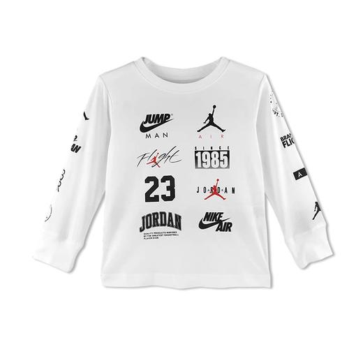 JORDAN乔丹童装秋新品男女童飞人AJ运动圆领长袖T恤JD2232020 商品图0