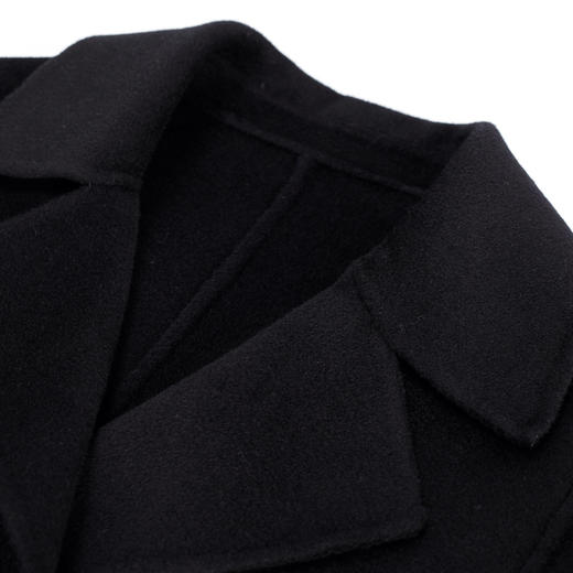 MH9G8斯尔丽瑟俪2022年冬上新商场同款连帽式异材质拼接休闲阔版型大衣 商品图3