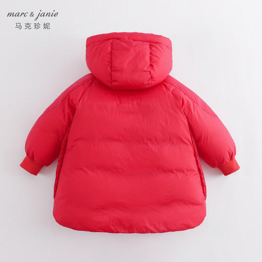 马克珍妮冬装新款 女童中长款加厚保暖羽绒服213655 商品图2