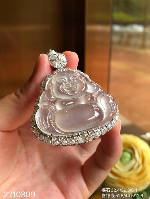 玻璃佛公吊坠【2210309】具体价格微信咨询 商品图0