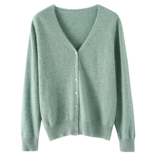 V领薄款针织打底开衫宽松外套 商品图4