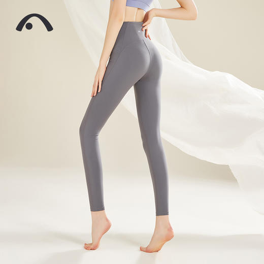 2022爱暇步秋冬新款高腰收腹不卷边瑜伽裤X22175NSM 商品图7