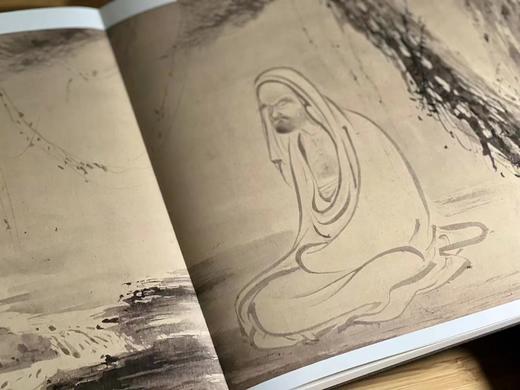 预售!!!《宋人绘十六应真图》，（宋）佚名 绘，特装编号本，6开，册页装，787mm×1092mm 布面，带函套，西泠印社出版社2021年5月一版一印。定价268，售价178元。  商品图10