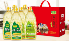 顶鲜巴士双1.39万稻米油1.018L*6礼盒（双米双胚油礼盒：3瓶玉米油+3瓶稻米油）