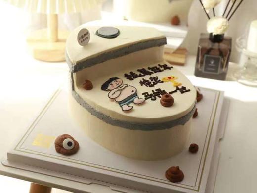 马桶冠军先生·梯形·恶搞蛋糕（提前一天预订） 商品图1