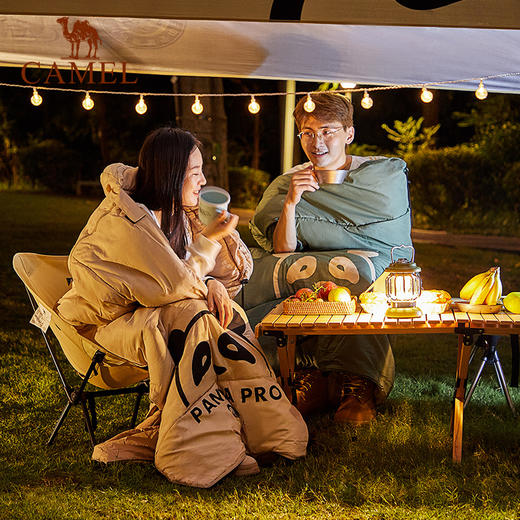 【熊猫联名款】骆驼户外露营睡袋大人可拼接成人保暖防风加厚防寒  1J32265426_1J32265426A 商品图1