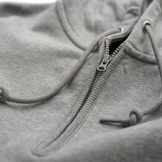 吃茶去chichaqu百搭经典半拉链套头带帽卫衣 商品图4