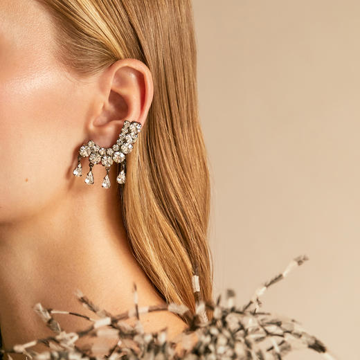 北京仓｜HÉLÈNE ZUBELDIA-Rainfall Grace 耳夹（无需耳洞）［法国设计师］ 商品图0