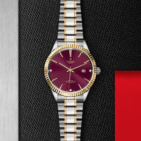 帝舵风尚系列 | 钢表壳，直径41毫米  镶钻表盘