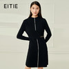 EITIE爱特爱秋季新款女装半高领修身显瘦打底针织衫连衣裙6701410 商品缩略图0