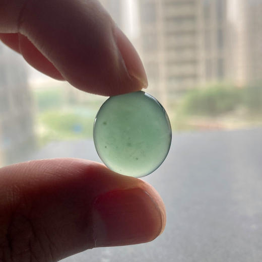 高冰种蓝水大蛋面鸽子蛋 商品图9