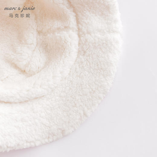 马克珍妮秋冬新款 男女童舒棉绒压花棉帽 宝宝帽子221086 商品图6