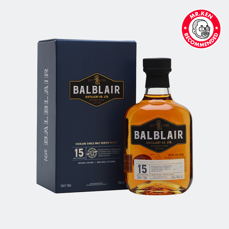 巴布莱尔（Balblair）15年单一麦芽苏格兰威士忌