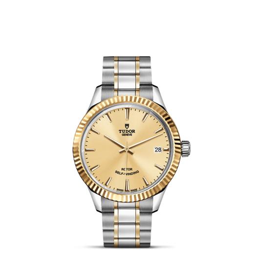 帝舵风尚系列 | 钢表壳，直径34毫米  黄金外圈 商品图1