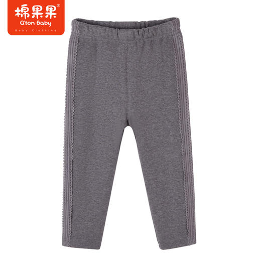 商场同款棉果果冬季女童保暖夹棉打底裤外穿裤夹棉针织铅笔长裤M422206822625 商品图0