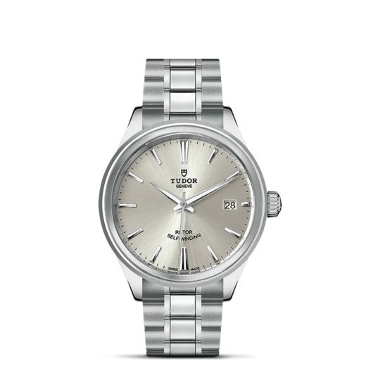 帝舵风尚系列 | 钢表壳，直径38毫米  银色表盘 商品图1