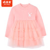 商场同款棉果果冬季女童针织甜美风公主纱裙弹力棉线网纱连衣裙M422700522612 商品缩略图0