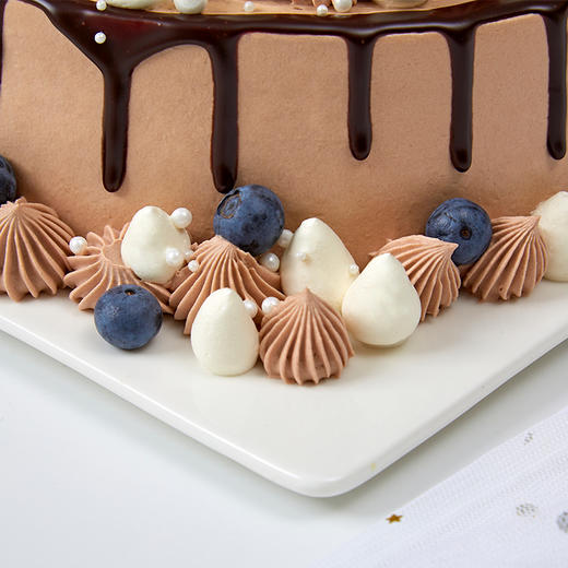 巧克力城堡~爱的甜蜜永不流失-6+4英寸/8＋6英寸双层 商品图2