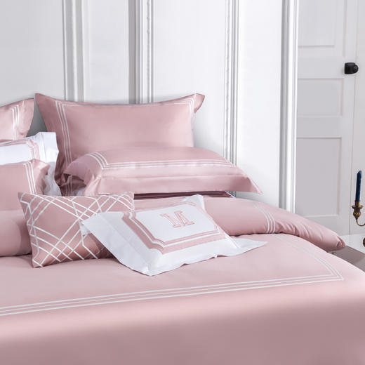 39-41mm纤维长度 新疆阿拉尔大桃棉  豆沙粉铂金棉四件套 商品图1