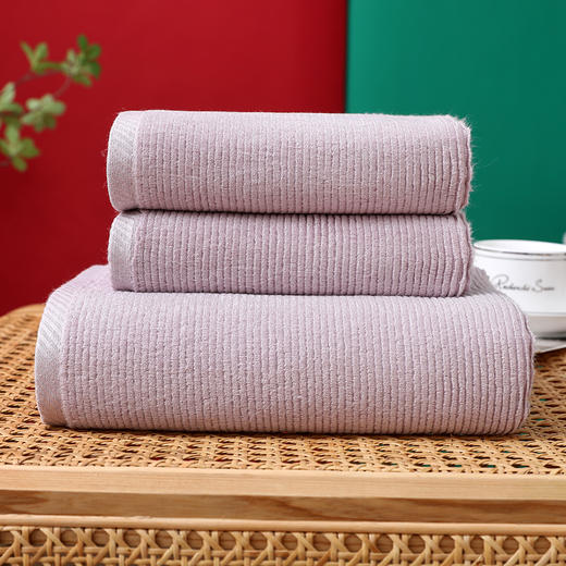 【70%竹原纤维】竹纤维毛巾浴巾，会呼吸的纤维 商品图2