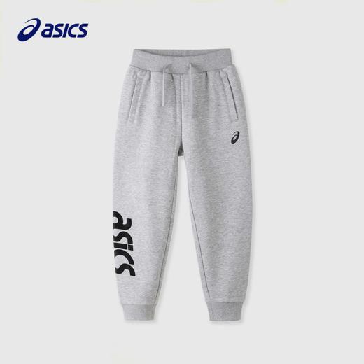 ASICS/亚瑟士童装冬季男女儿童针织长裤LOGO休闲裤运动 商品图1