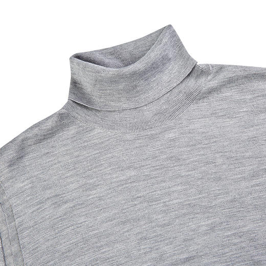 callisto灰色棉羊毛混纺毛衣 FNKNW268GY 商品图5