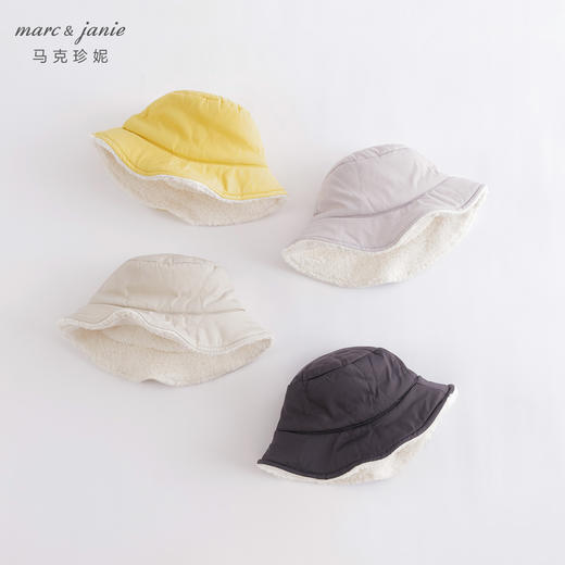 马克珍妮秋冬新款 男女童加绒渔夫帽 儿童渔夫帽221116 商品图0