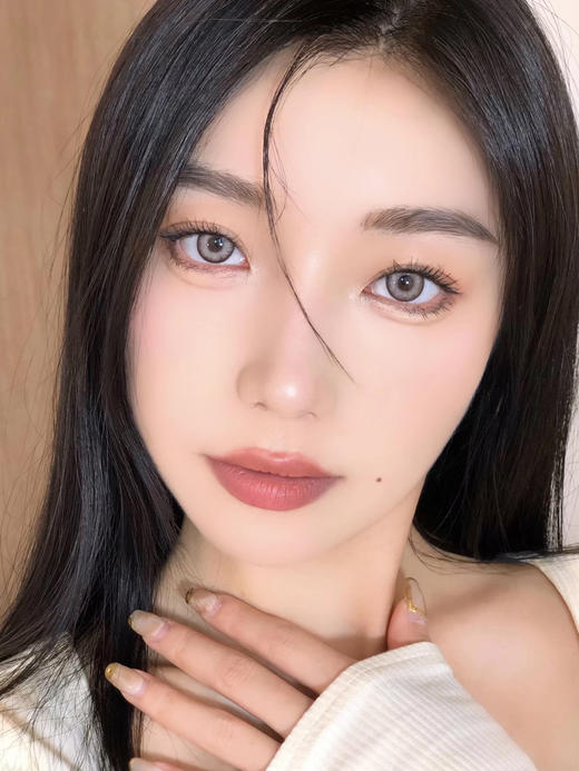 【中直径】PUFF GIRL-血色爵士14.2mm【年抛0-800度 含525/575】 商品图3