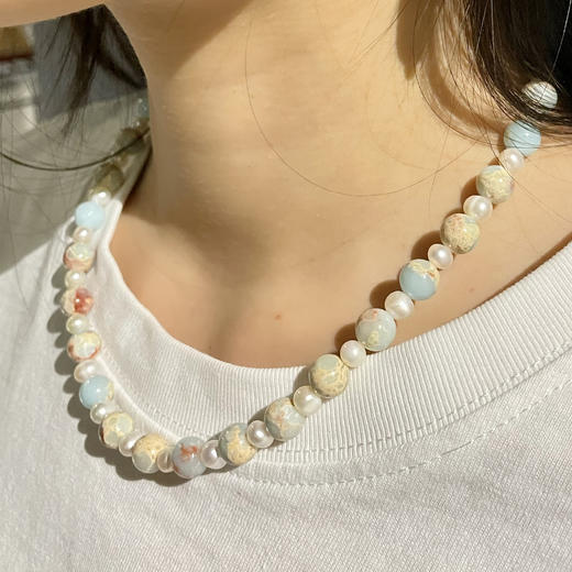 北京仓｜Ninfa-Ocean-海洋 珍珠 项链［葡萄牙设计师］ 商品图2