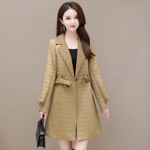 YWE 921ARLS贵夫人收腰显瘦风衣外套 商品图0