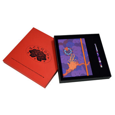 非遗传承|花神系笔记本签字笔套装 商品图2