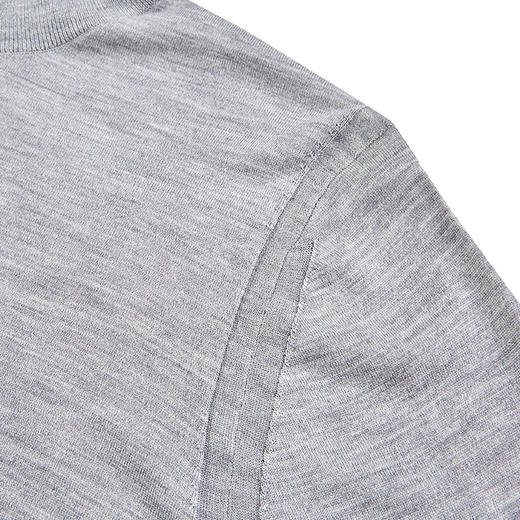 callisto灰色棉羊毛混纺毛衣 FNKNW268GY 商品图3