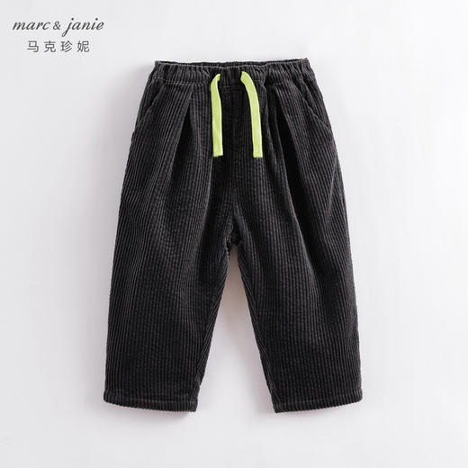 马克珍妮秋装新款 女童泡泡灯芯绒休闲长裤 儿童裤子221761 商品图1