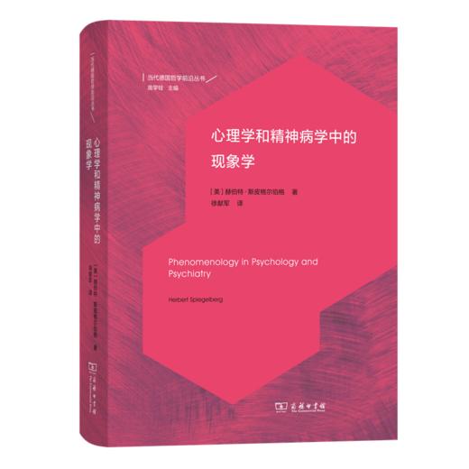心理学和精神病学中的现象学（当代德国哲学前沿丛书） 商品图0