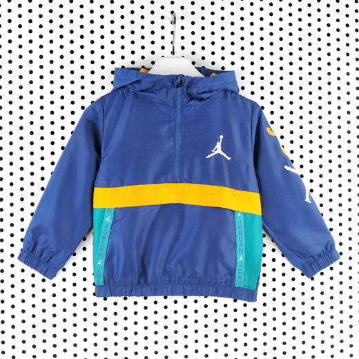 Nike/JORDAN乔丹儿童秋款男童防风梭织套头夹克外套 JD2232132 商品图1