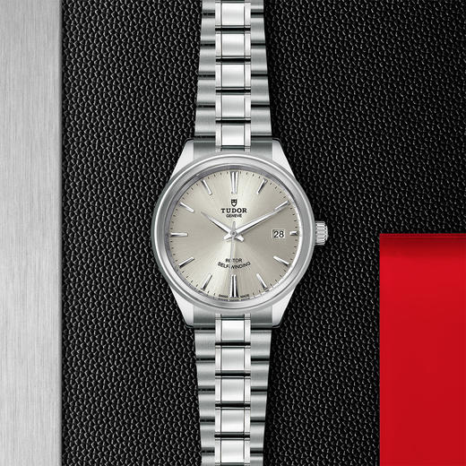 帝舵风尚系列 | 钢表壳，直径38毫米  银色表盘 商品图0