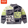 商场同款棉果果冬季男童拼色外套全棉柔软拉链棉线开衫M412161222716 商品缩略图0
