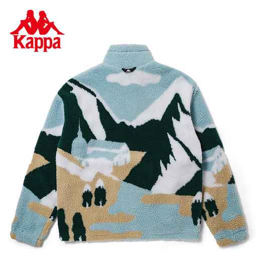 羊羔绒外套情侣款运动卫衣满印泰迪绒休闲开衫K0CY2WK72 商品图1