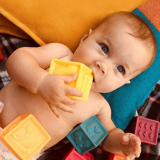 1-3岁+ | 美国B-toys 比乐 数字软胶捏捏乐大颗粒积木益智玩具 可啃咬 商品图4