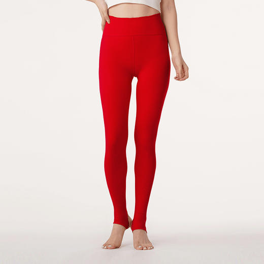 都市丽人基础系列舒暖负5度至5度厚踩脚裤锦纶厚一体裤打底裤LG24B2 商品图3