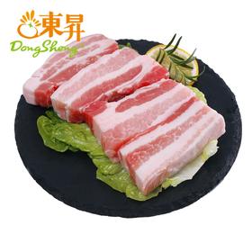 东升小尾花黑猪带皮花肉200g