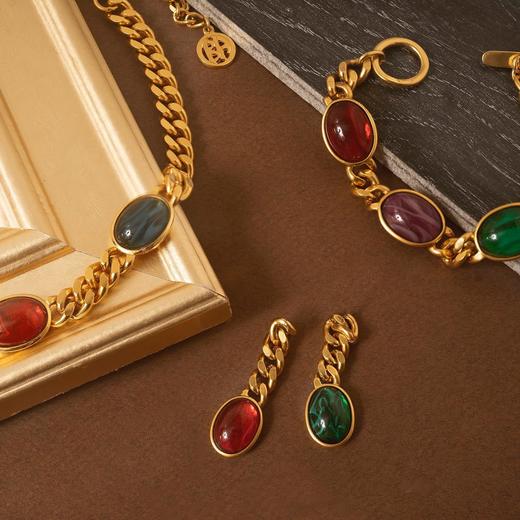 北京仓｜Ben Amun-Zev-四色玻璃 项链［美国设计师］ 商品图3