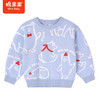 商场同款棉果果冬季男童小熊童趣小清新提花圆领套头棉线衫M412160222719 商品缩略图0